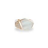 Hexagon Signet Ring [Mother of Pearl] - PRMAL