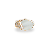 Hexagon Signet Ring [Mother of Pearl]