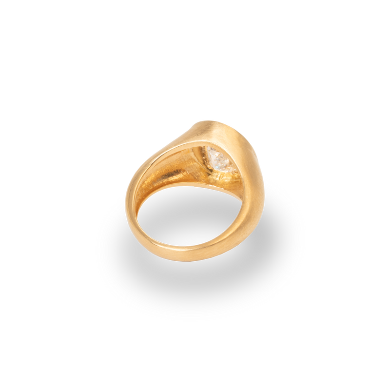 1ct Emerald Signet Ring [Bridal Edition]
