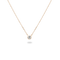 0.1ct Bezel Diamond Necklace