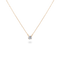 0.1カラット ソリティアダイヤモンドネックレス