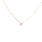0.1ct Solitaire Pink Diamond Necklace - PRMAL