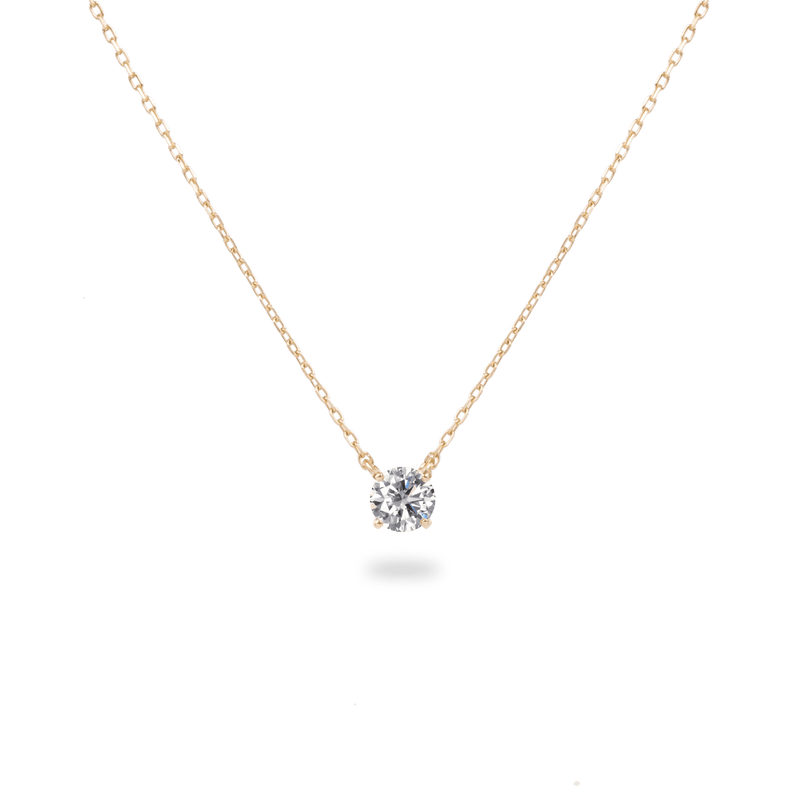 Solitaire Diamond Necklace PRMAL - Main Image