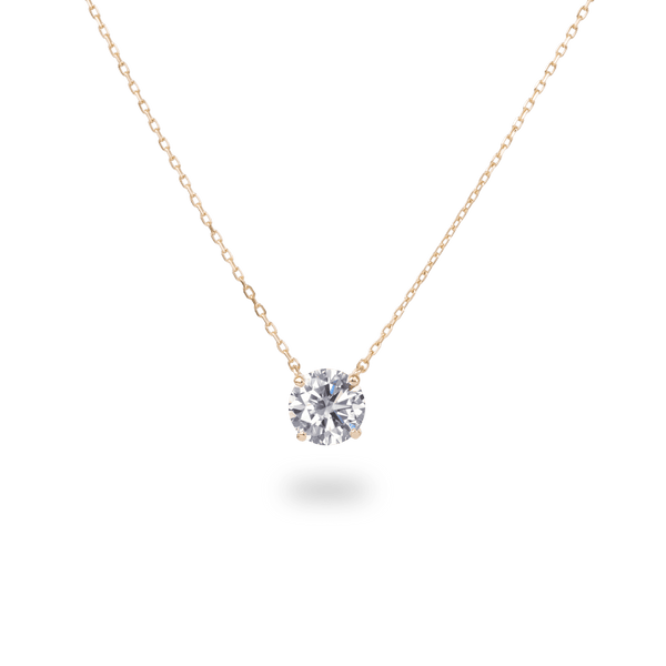 0.5ct Solitaire Diamond Necklace - PRMAL