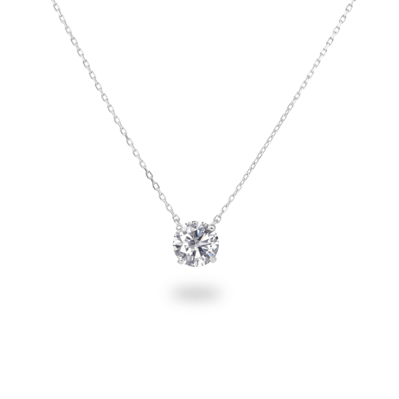 0.5ct Solitaire Diamond Necklace - PRMAL