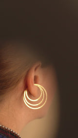 Round Asymmetry Ear Cuff S