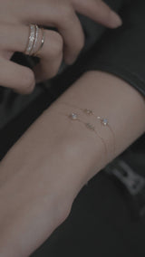 Letter Diamond Bracelet - PRMAL