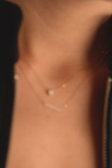 Pave Line Necklace