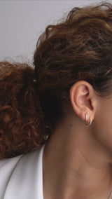 Hoop Pave Earring S - PRMAL