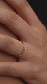 Twin Diamond Ring