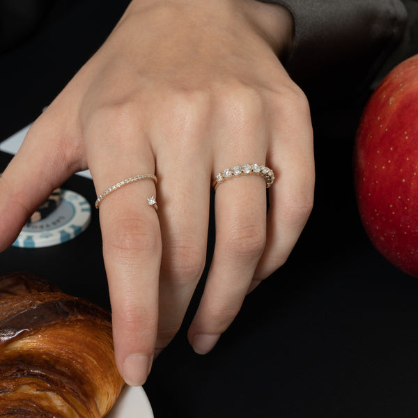 1ct Half Eternity Ring - PRMAL