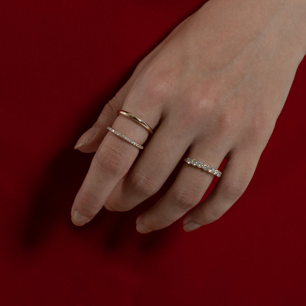 1ct Half Eternity Ring - PRMAL