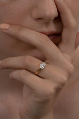 Facet 1ct Oval Ring [Bridal Edition] - PRMAL