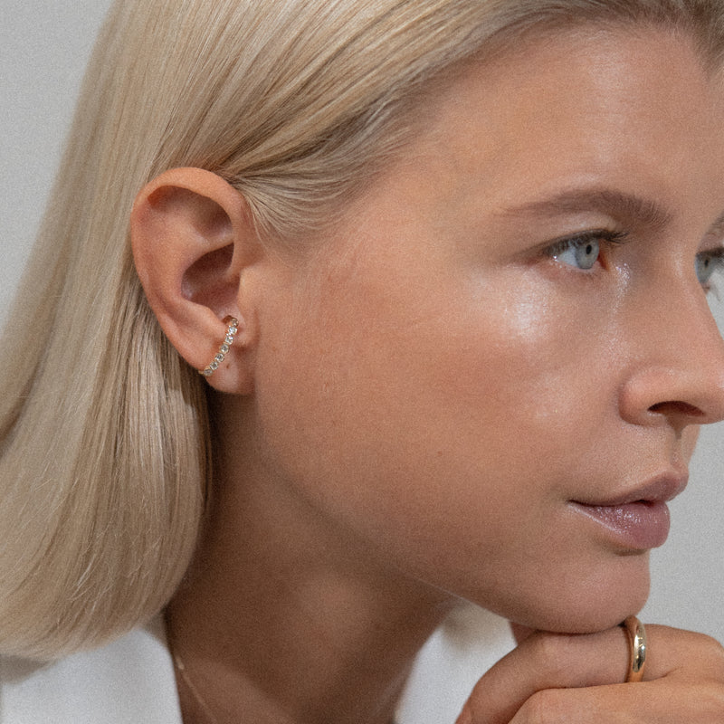 Diamond Bar Ear Cuff - PRMAL