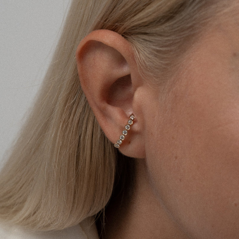 Diamond Bar Ear Cuff - PRMAL