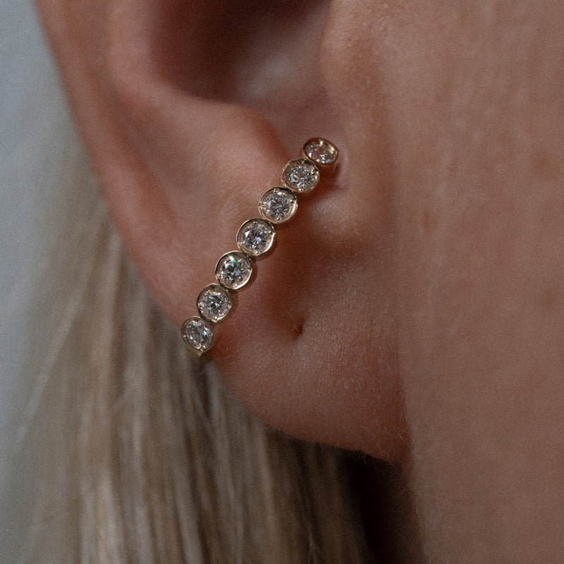 Diamond Bar Ear Cuff