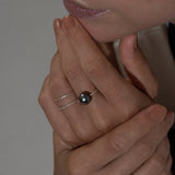 Black Pearl Oval Ring - PRMAL