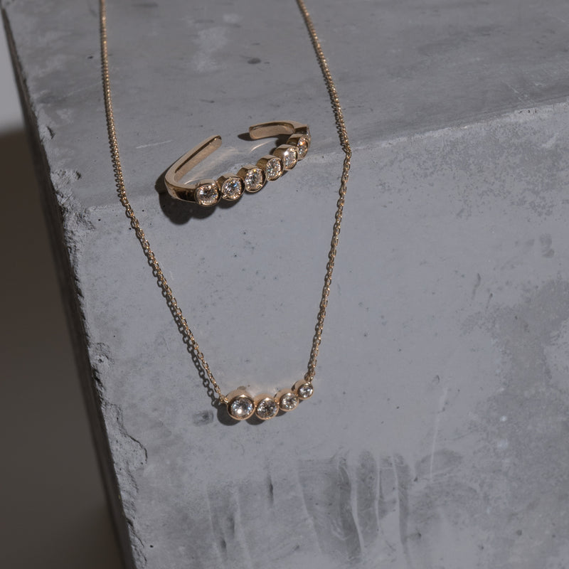 Diamond Bar Ear Cuff - PRMAL