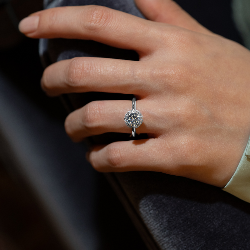 Faria Halo Bold Plain Ring - PRMAL