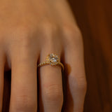 Mira Halo Bold Pave Ring - PRMAL