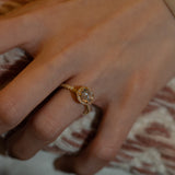Mira Halo Bold Pave Ring - PRMAL