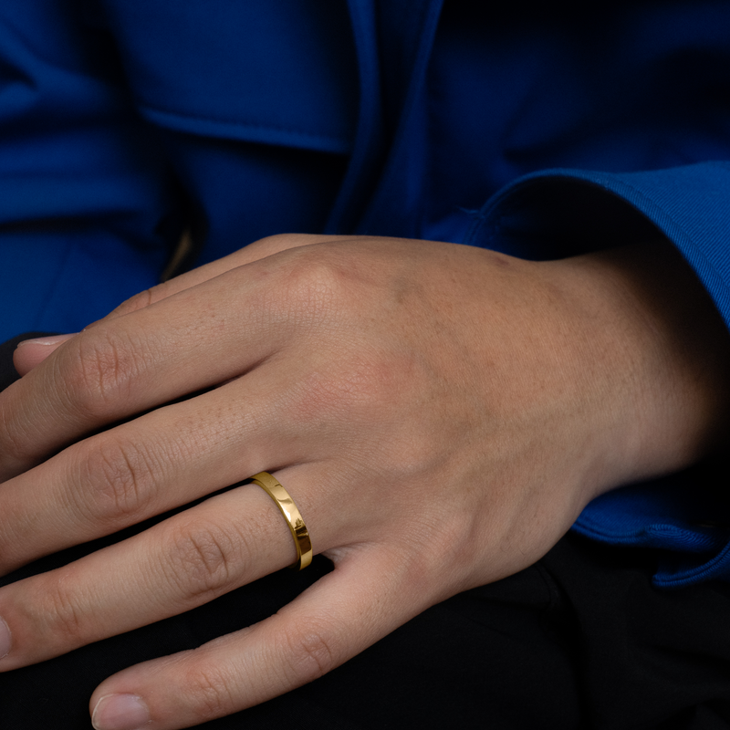 Finey Bold Flat Ring - PRMAL