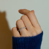 Fira Pave Flat Ring - PRMAL