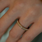 Mulah Bold Pave Flat Ring - PRMAL