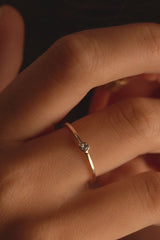 0.05ct Bezel Diamond Ring