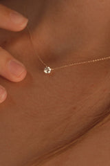 0.3ct Solitaire Diamond Necklace