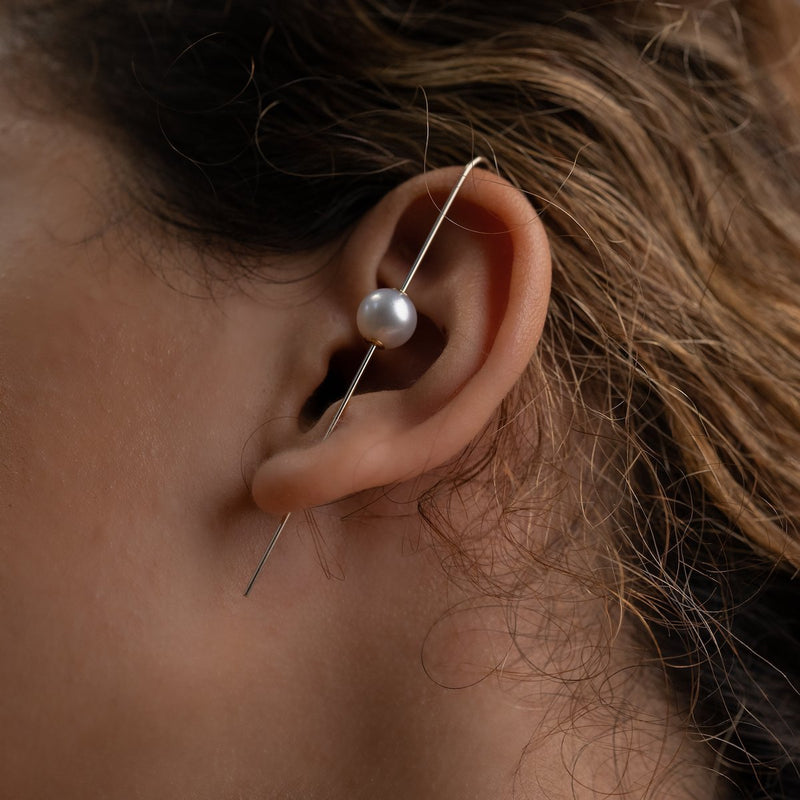 Akoya Pearl 8mm Earring Back - PRMAL