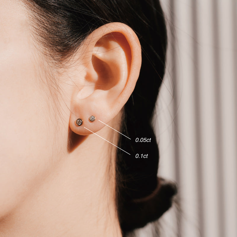 0.05 carat on sale diamond earrings