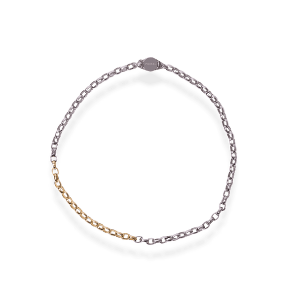 Bi-Color Link Bracelet - PRMAL