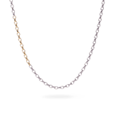 Bi-Color Link Necklace - PRMAL