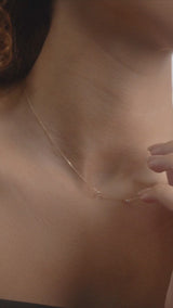 Bezel Station Necklace - PRMAL