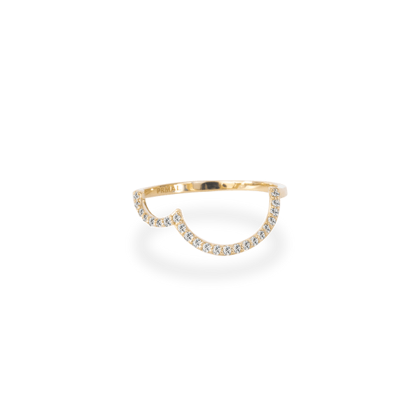 Double Half Circle Ring - PRMAL