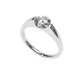 Facet 1ct Round Ring [Bridal Edition] - PRMAL