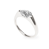 Facet 1ct Pear Ring [Bridal Edition] - PRMAL