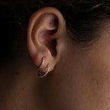 Hoop Pave Earring S - PRMAL