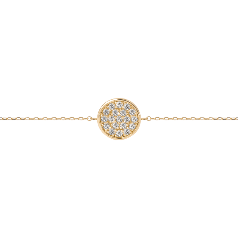 Pave Disk Bracelet - PRMAL