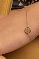 Pave Disk Bracelet - PRMAL