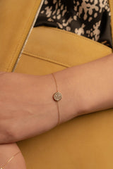 Pave Disk Bracelet - PRMAL