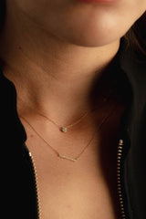 Pave Line Necklace - PRMAL