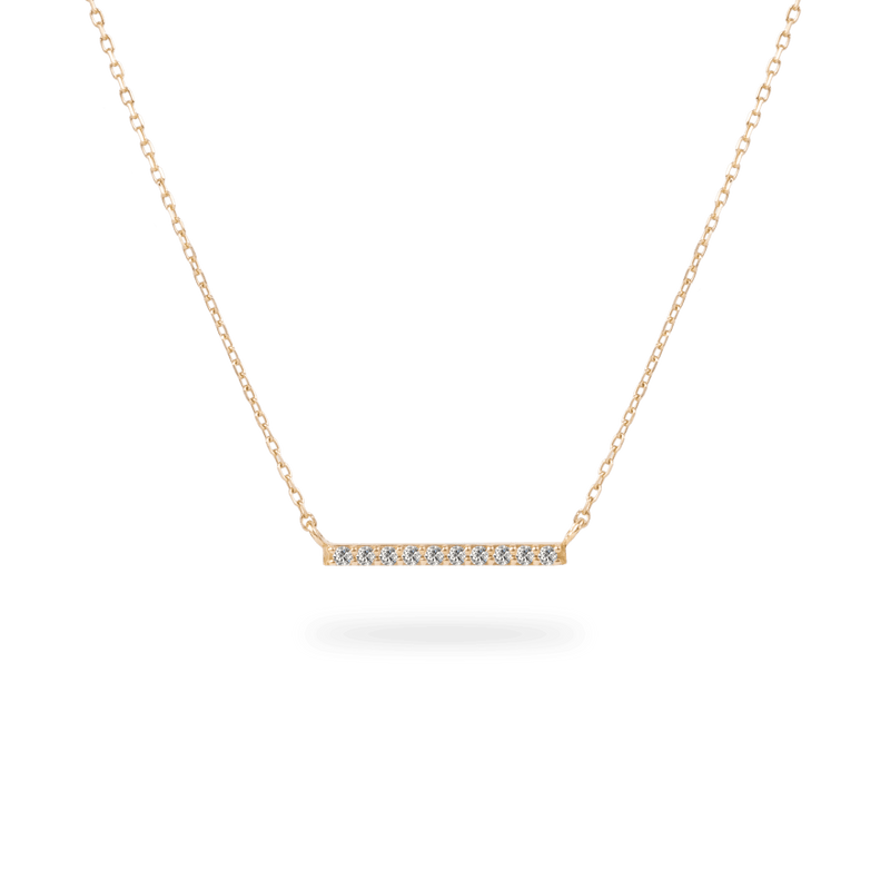 Pave Line Necklace - PRMAL