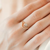 Stacking Half Circle Ring - PRMAL