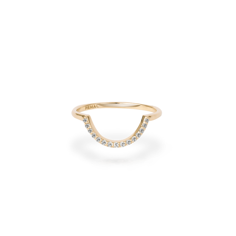 Stacking Half Circle Ring - PRMAL