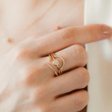 Stacking Half Circle Ring - PRMAL