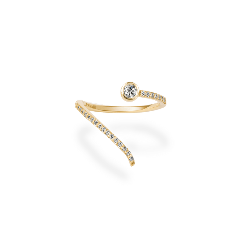 Twine Diamond Ring - PRMAL